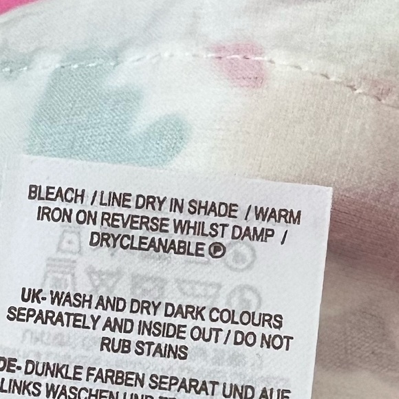 Boden Georgina 100% Linen Floral Shorts NWT Size US 10 - Picture 11 of 11